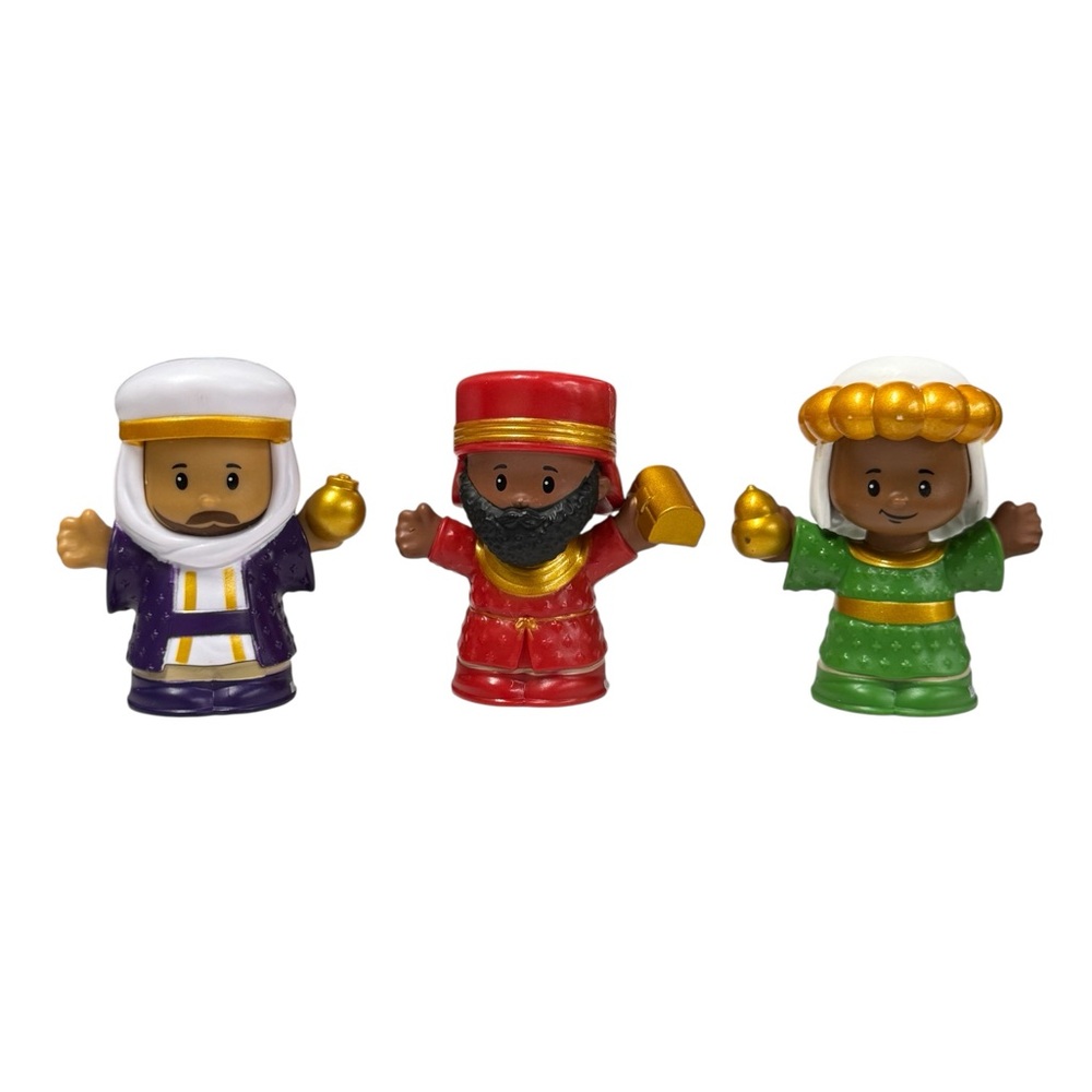 Fisher Price Little People Christmas Nativity 3 Wise Men Replacement Figures